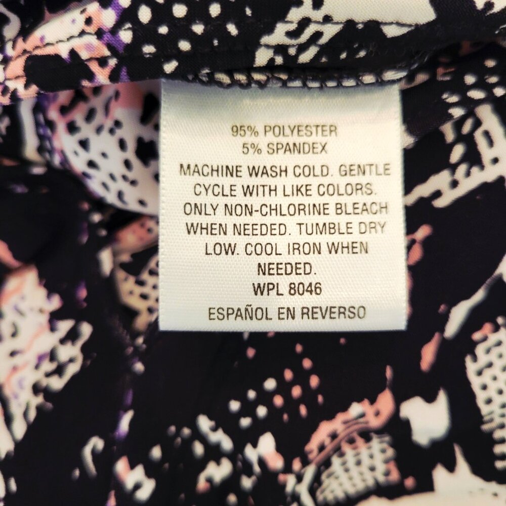 Fierce & Flirty: Thalia Sodi Snake Print Twist-Front Midi Dress – XXS - Picture 7 of 9